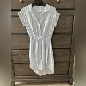 Blue Striped Women's Dress